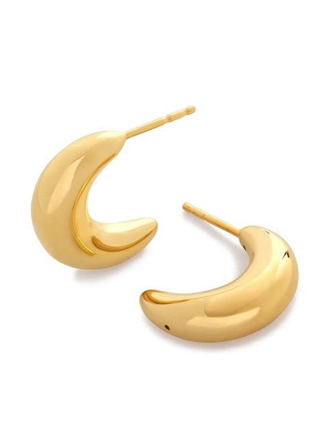 Monica Vinader Crescent Moon hoop earrings - Gold - zdjęcie produktu nr 1