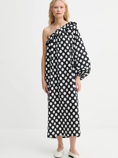 The Sleeper sukienka kolor czarny midi prosta GADR02G097N - zdjęcie produktu nr 1