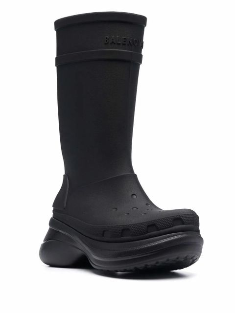 Balenciaga Crocs™ boots - Black