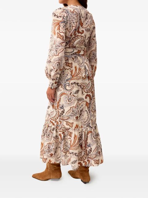 Marie Oliver paisley-print belted maxi dress - Neutrals - zdjęcie produktu nr 2