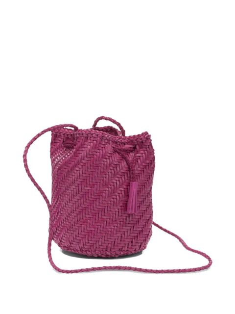 DRAGON DIFFUSION Pompom Double Jump shoulder bag - Pink