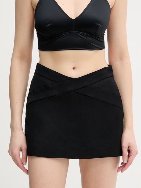 Karl Lagerfeld spódnicospodnie z lnem Karl Lagerfeld Studio - zdjęcie produktu nr 1