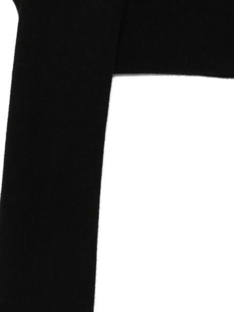TOTEME sleeve cashmere scarf - Black