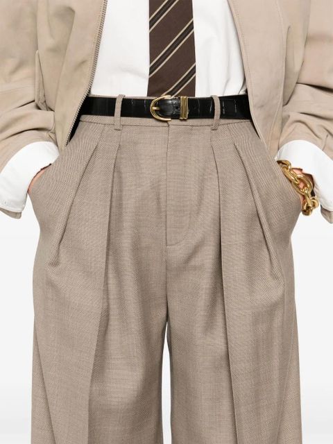 Saint Laurent wool trousers - Neutrals