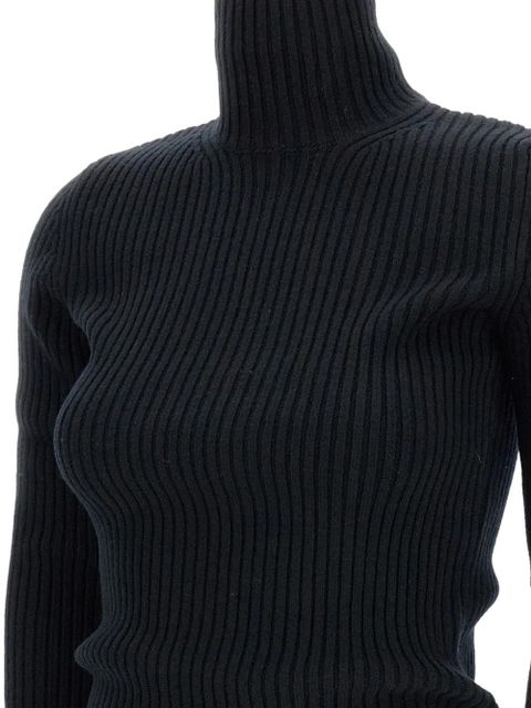 Max Mara ribbed turtleneck sweater - Black