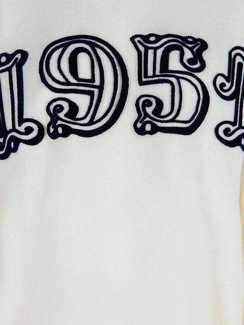 Max Mara logo-embellishment crew-neck sweater - White - zdjęcie produktu nr 2