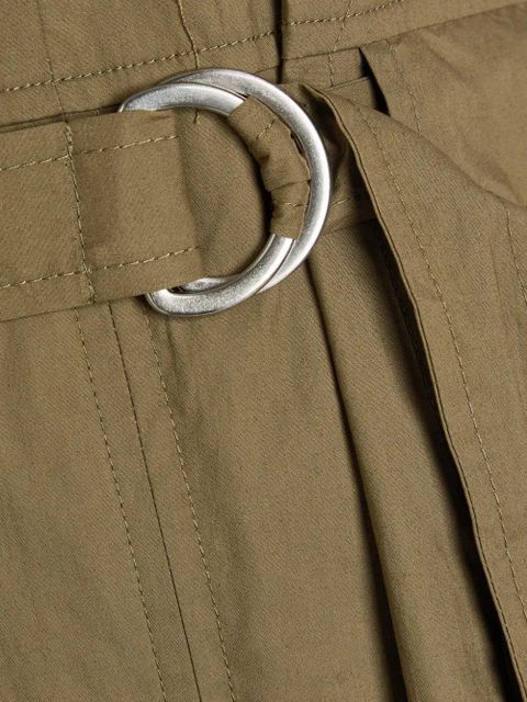 3.1 Phillip Lim buckle-detail gathered midi dress - Green - zdjęcie produktu nr 2