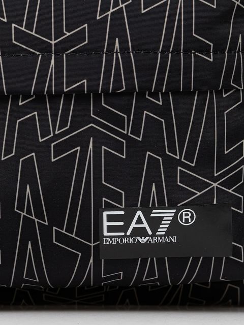 EA7 Emporio Armani plecak kolor czarny duży wzorzysty AF10465.7X000001