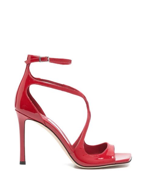 Jimmy Choo Azia heeled sandals - Red - zdjęcie produktu nr 1