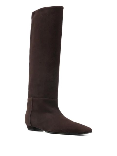 Proenza Schouler Trap flat boots - Brown