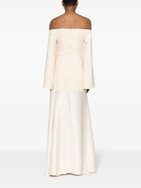 Solace London Rina maxi dress - Neutrals