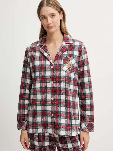 Lauren Ralph Lauren piżama damska kolor czerwony ILN92458F