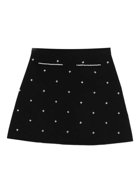 SANDRO strassé-embellishment mini skirt - Black - zdjęcie produktu nr 1