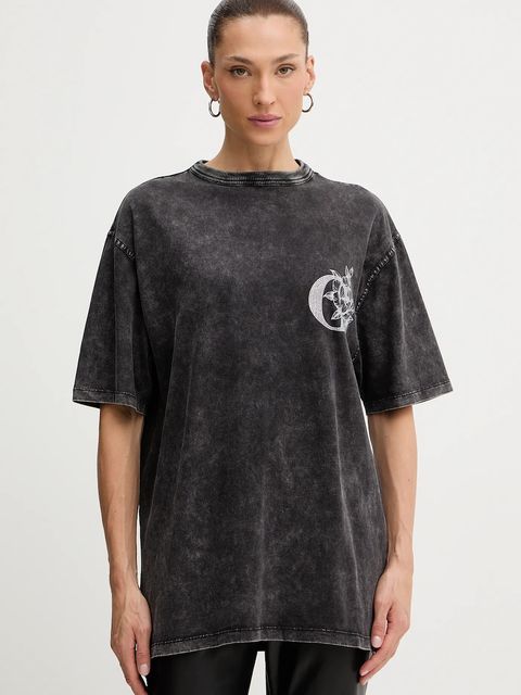 Guess t-shirt bawełniany damski kolor szary W5BI19 I3Z14