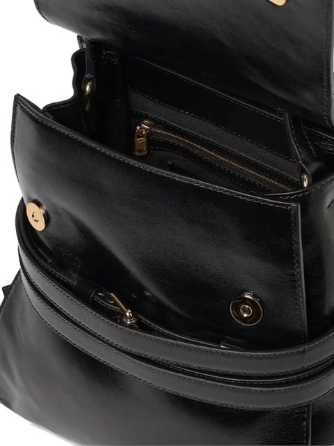 Moschino top handle strap backpack - Black