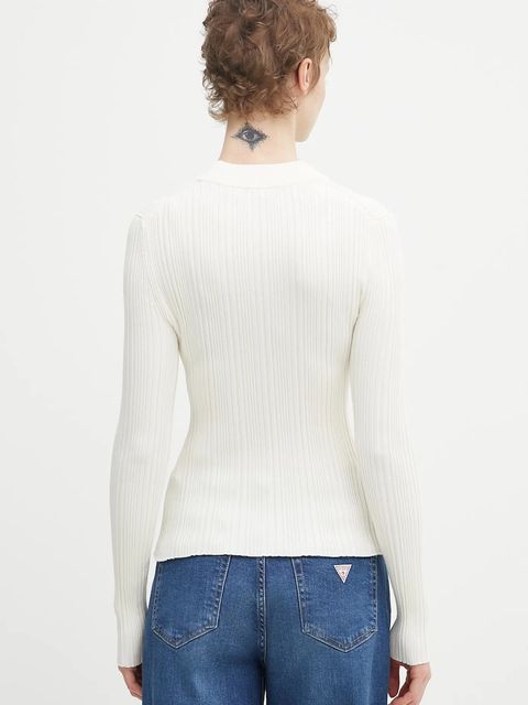 HUGO sweter damski kolor beżowy lekki 50549762