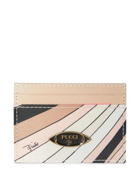 PUCCI Iride-print card holder - Neutrals - zdjęcie produktu nr 1