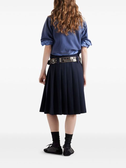 Prada logo-print T-shirt - Blue