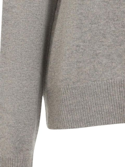 The Frankie Shop round-neck wool sweatshirt - Grey - zdjęcie produktu nr 2