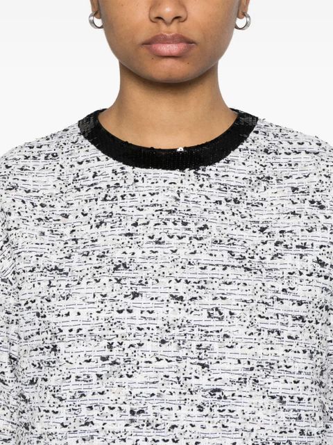 Balmain tweed top - White
