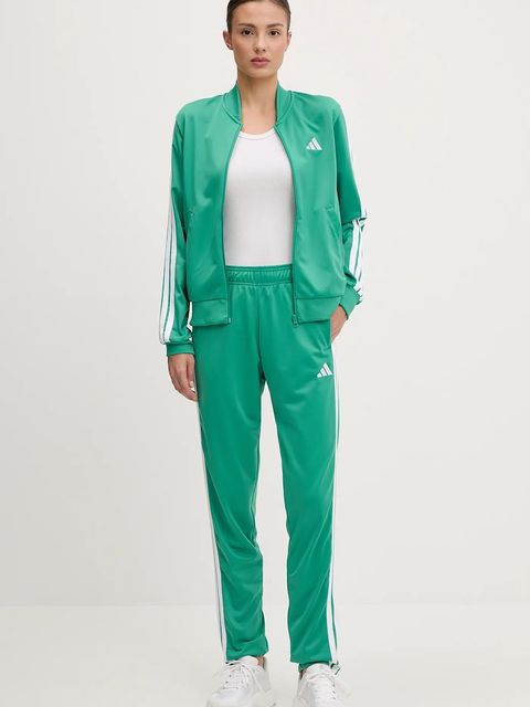 adidas dres 3-Stripes damski kolor zielony JD2687 - zdjęcie produktu nr 1
