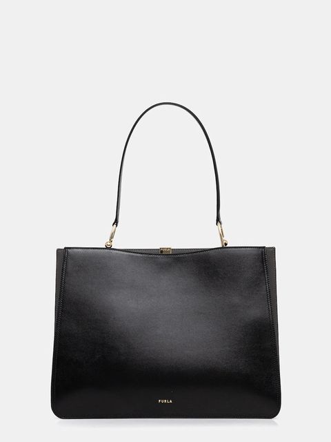 Furla torebka skórzana kolor czarny WB01803.BX4253.4427S - zdjęcie produktu nr 1
