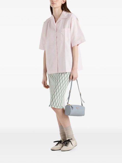 Prada leather shoulder bag - Blue - zdjęcie produktu nr 2