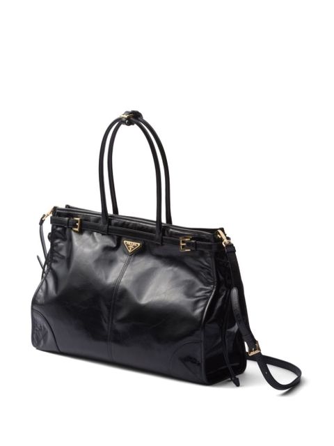 Prada large Bonnie tote bag - Black