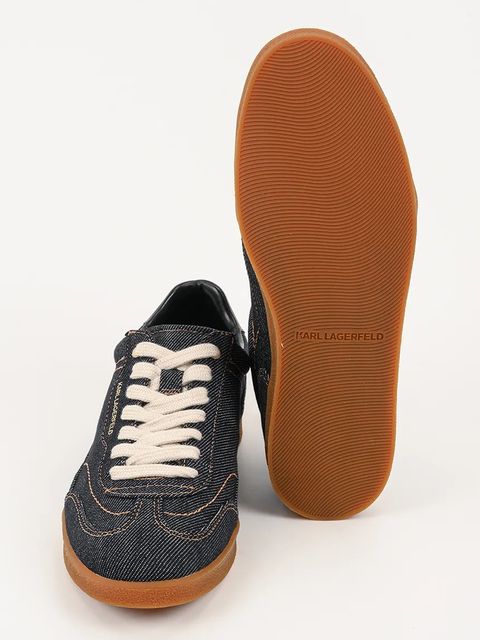 Karl Lagerfeld sneakersy KANDIDATE damskie kolor granatowy KL63814