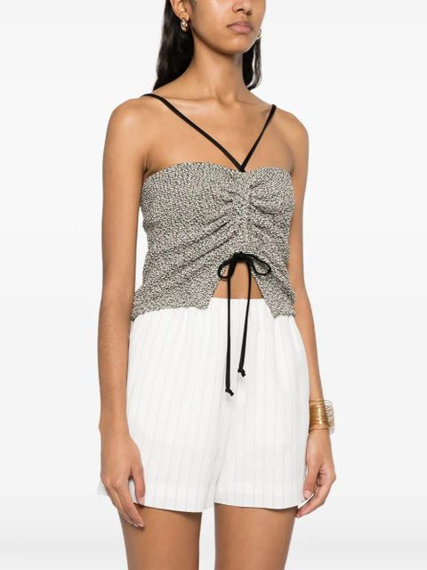 Nanushka Soraia top - Black