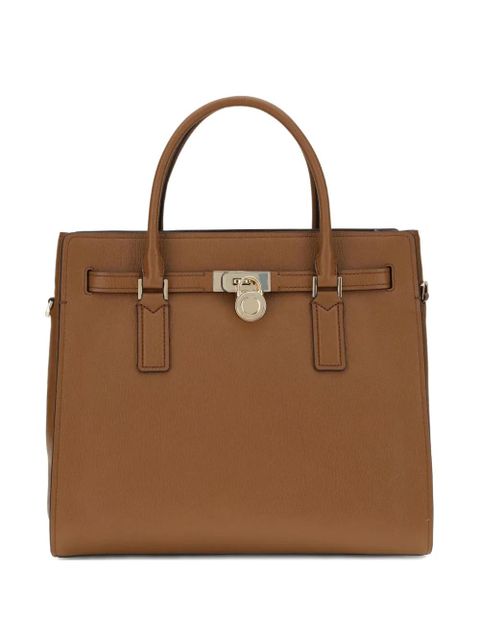 Michael Kors lock-accent top-handles tote bag - Brown - zdjęcie produktu nr 1
