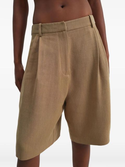 The Frankie Shop pleated shorts - Neutrals
