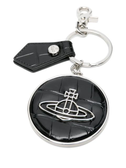 Vivienne Westwood Orb-appliqué keyring - Black - zdjęcie produktu nr 2