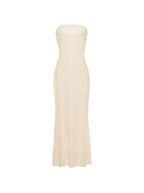 Simon Miller Sculpty sequin-embellished strapless maxi dress - Neutrals - zdjęcie produktu nr 1