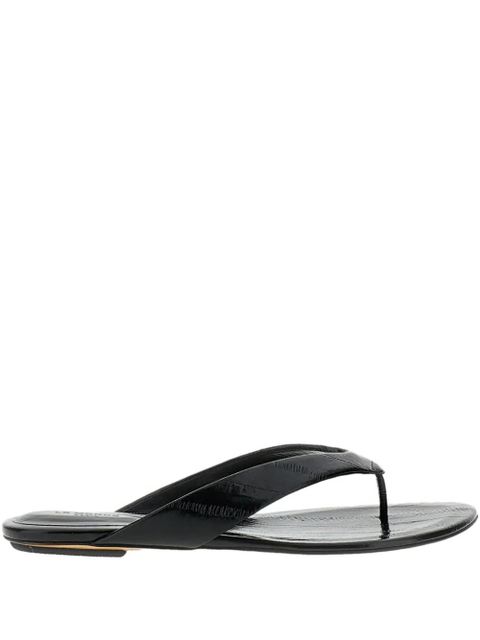 Le Monde Beryl thong-strap flat sandals - Black - zdjęcie produktu nr 1