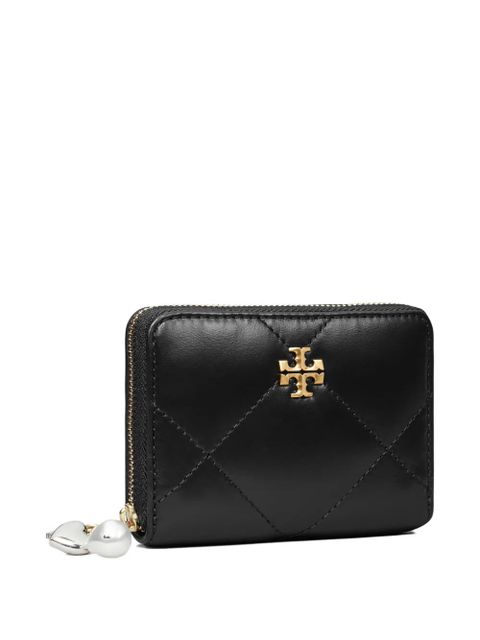 Tory Burch quilted charm zip wallet - Black - zdjęcie produktu nr 2