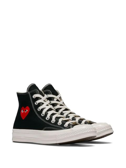 Comme Des Garçons x Converse Chuck 70 heart-motif high-top sneakers - Black - zdjęcie produktu nr 2