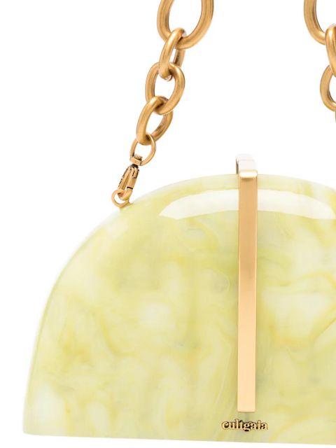 Cult Gaia Laguna marbled clutch bag - Green