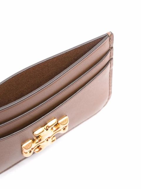 Tory Burch Eleanor card holder - Brown