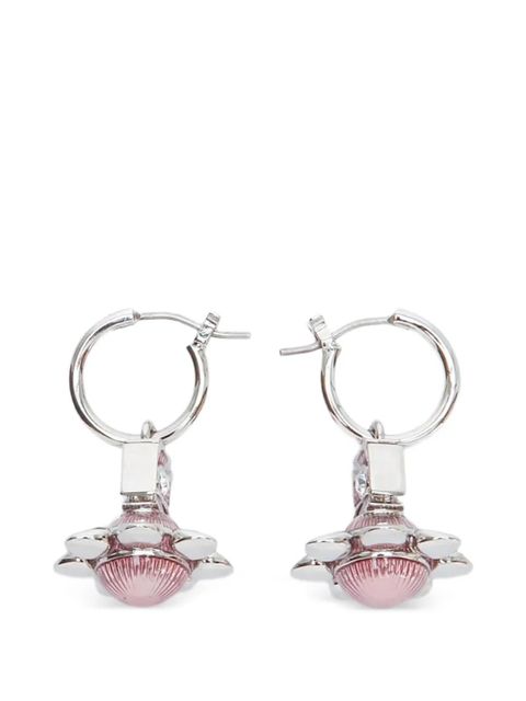 Vivienne Westwood Capucine hoop earrings - Silver - zdjęcie produktu nr 1