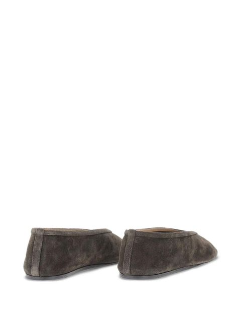 Le Monde Beryl pointed-toe suede flats - Neutrals