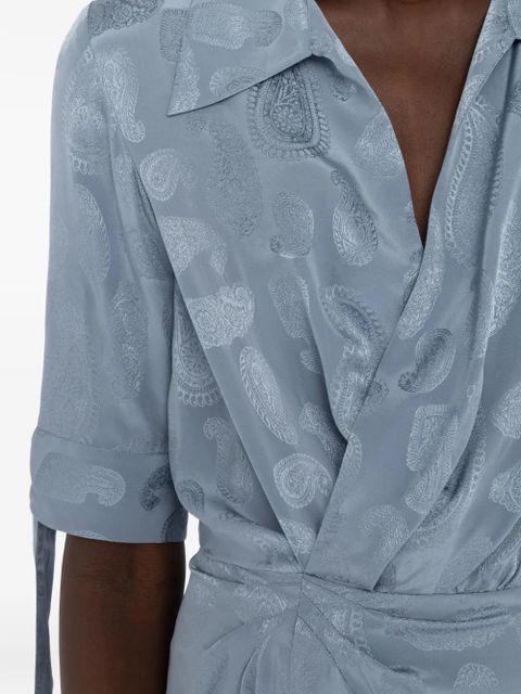 Zadig&Voltaire paisley-pattern dress - Blue