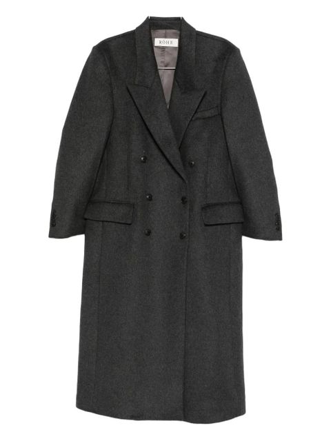 Róhe double-breasted coat - Grey