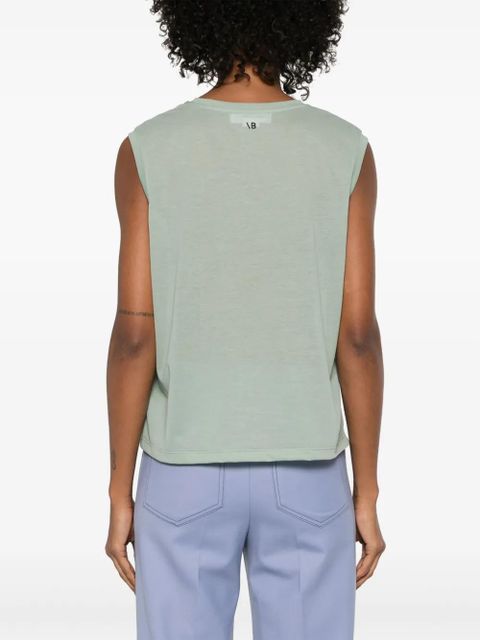 Victoria Beckham mélange tank top - Green