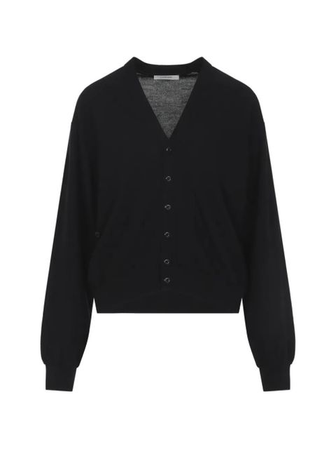 LEMAIRE V-neck buttoned cardigan - Black - zdjęcie produktu nr 1