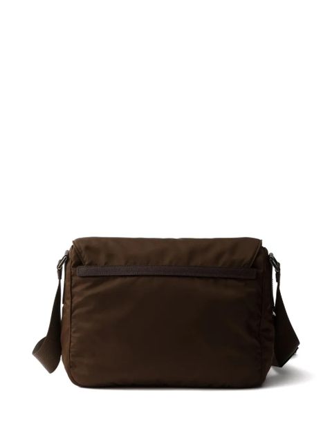 Prada logo-detail cross body bag - Brown