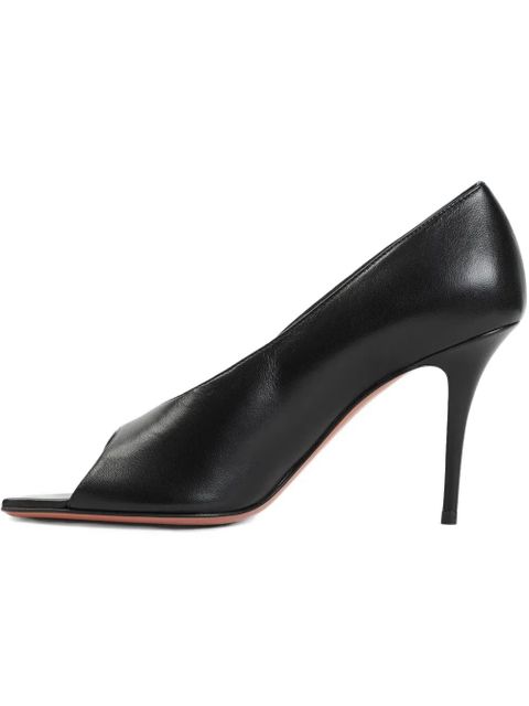 Amina Muaddi leather pumps - Black