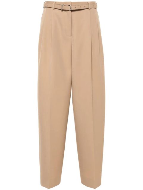 Jil Sander belted trousers - Brown - zdjęcie produktu nr 1