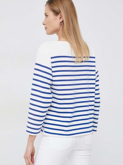 Polo Ralph Lauren longsleeve bawełniany kolor biały