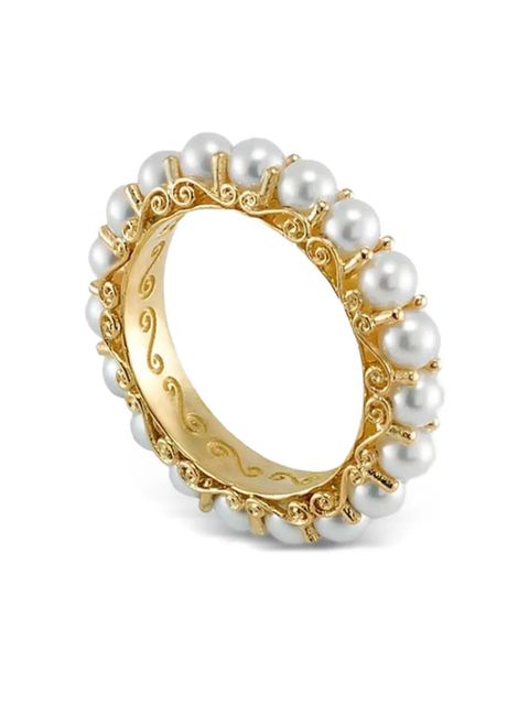 Dolce & Gabbana 18K yellow gold pearl ring - zdjęcie produktu nr 1